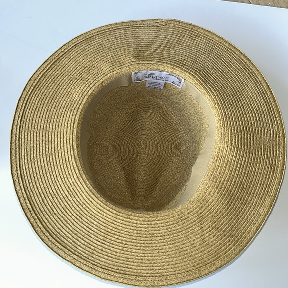 Like NEW! Capelli Hat w/ black ribbon band - Picture 5 of 5